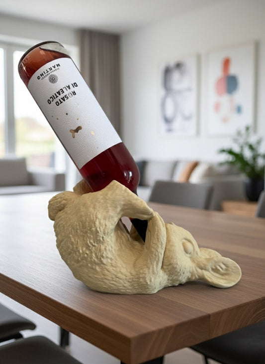 Lapin porte bouteille